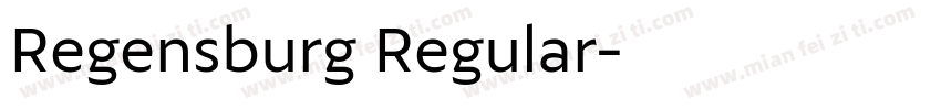 Regensburg Regular字体转换